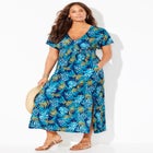 Pack & Go Wrinkle-Resistant Maxi Cover Up Dress image number null