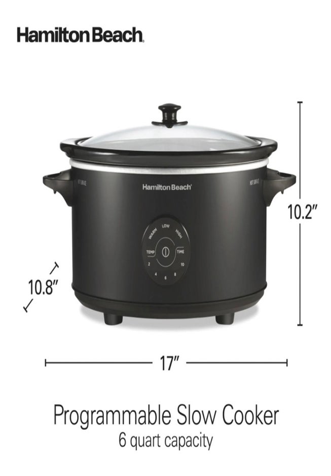 Hamilton Beach 6QT Programmable Slow Cooker image number 3