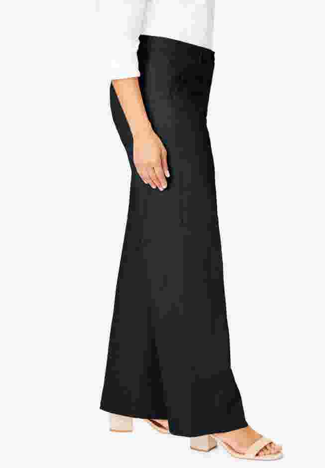 Stretch Cotton Chino Wide-Leg Trouser image number 1