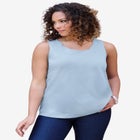 Scalloped Cardigan and Tank Set image number null