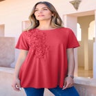 3-D Appliqued Swing Tee image number null