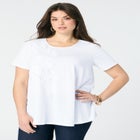 3-D Appliqued Swing Tee image number null