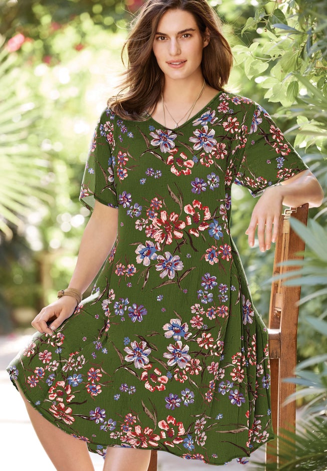 Short Crinkle Dress image number 4