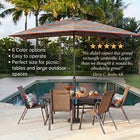 6&frac12; Ft. x 10 Ft. Oversized Rectangular Umbrella image number null