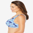 3-Pack Front-Close Cotton Wireless Bra image number 2
