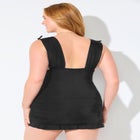 Adjustable Ruched Swimdress image number null