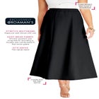 Plus Size Bend Over&reg; A Line Skirt image number null