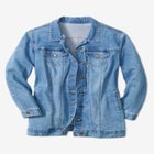 Long Stretch Denim Jean Jacket image number 2