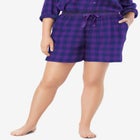 Flannel Pajama Short image number null