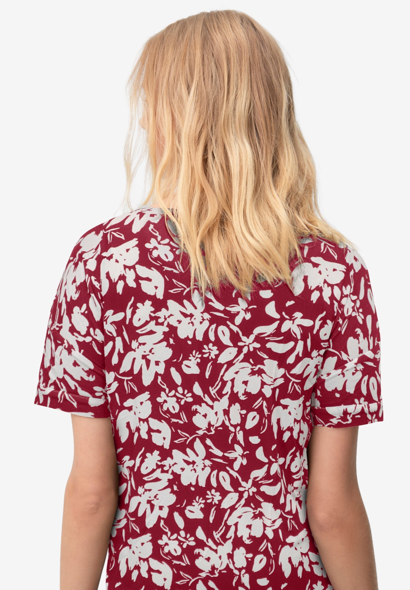 V-Neck Tunic With Front Inverted Pleat image number 1