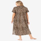 Long Henley Sleepshirt image number null