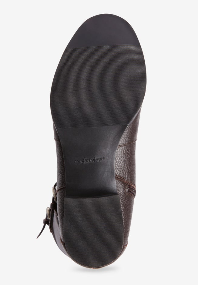 The Janis Tall Wide Calf Leather Boot By Comfortview image number 2