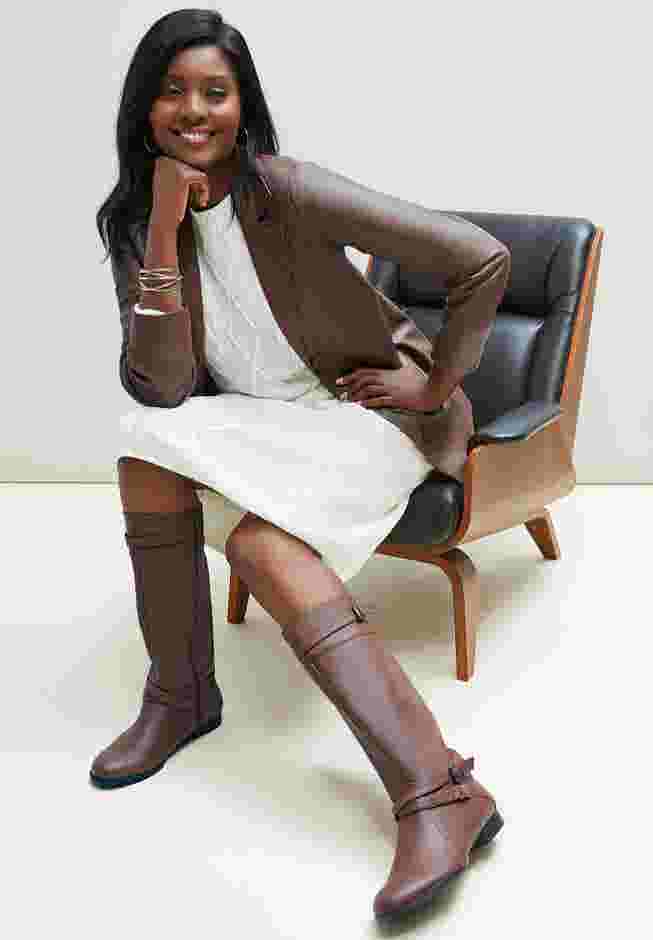 The Janis Tall Wide Calf Leather Boot By Comfortview image number 10