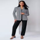 Stretch Crepe Single-Breasted Pantsuit image number null