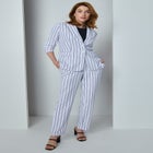 Stretch Crepe Single-Breasted Pantsuit image number 0