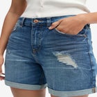 Denim Boyfriend Shorts image number null