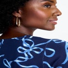 Stretch Cotton Square Neck Tee image number null