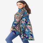 Hand Crinkled Fit And Flare Tunic image number null