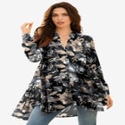 Hand Crinkled Fit And Flare Tunic image number 0