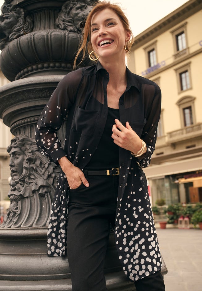 Sheer Georgette Mega Tunic image number 0