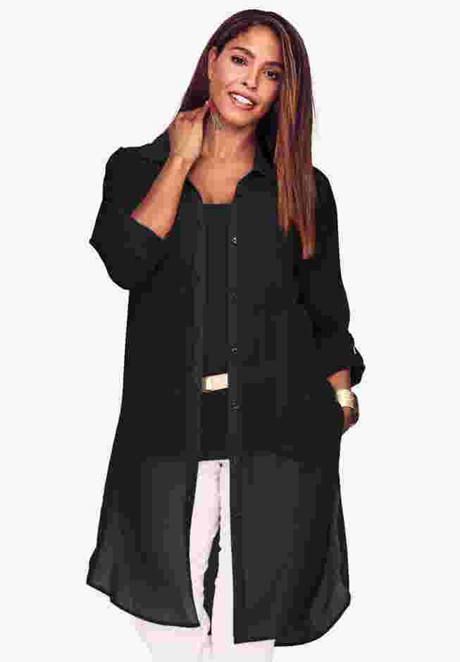 Sheer Georgette Mega Tunic image number 0