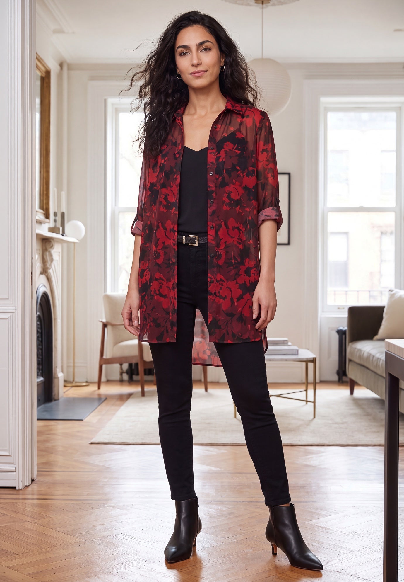 Sheer Georgette Mega Tunic image number 0