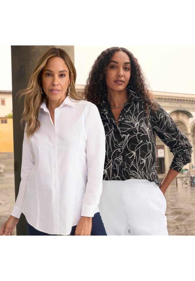 Stretch Poplin Shirt image number 1