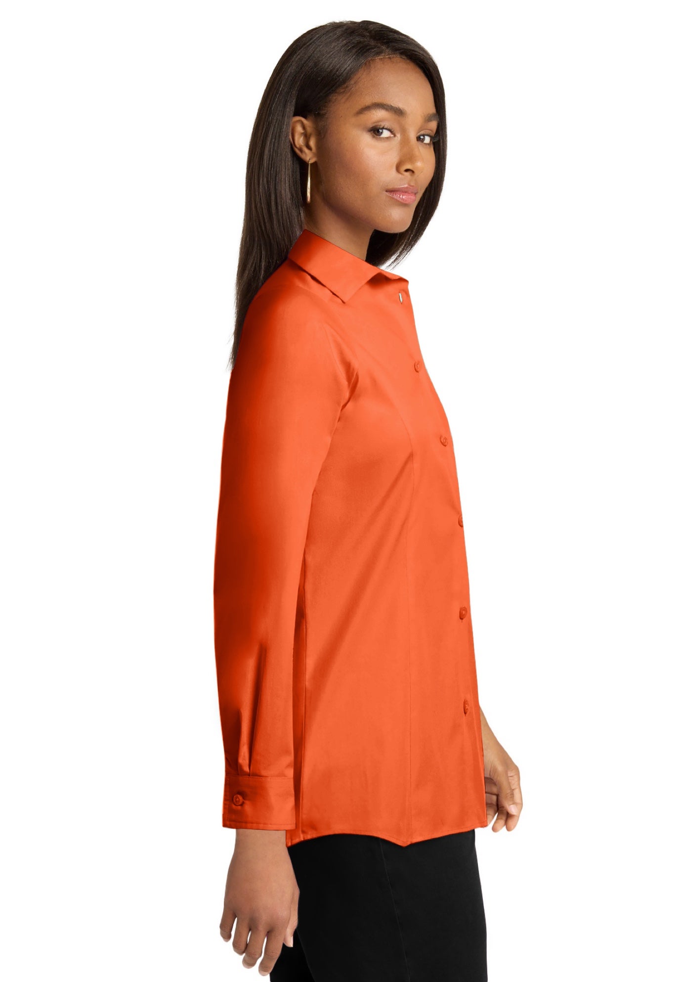 Wrinkle-Free Stretch Poplin Shirt image number 2