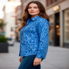Stretch Cotton Poplin Button Down Shirt image number 2