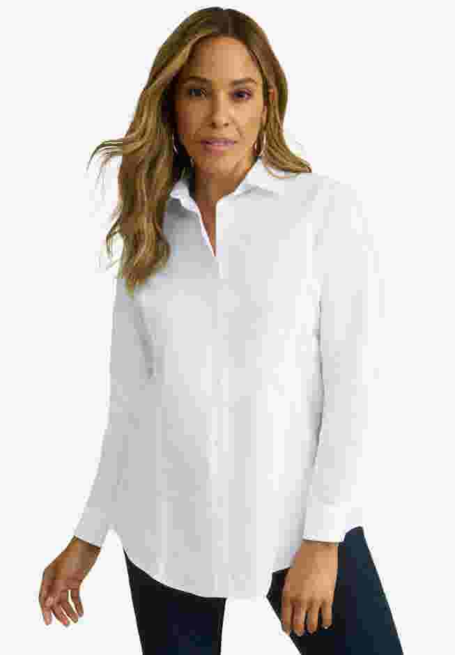Wrinkle-Free Stretch Poplin Shirt image number 0