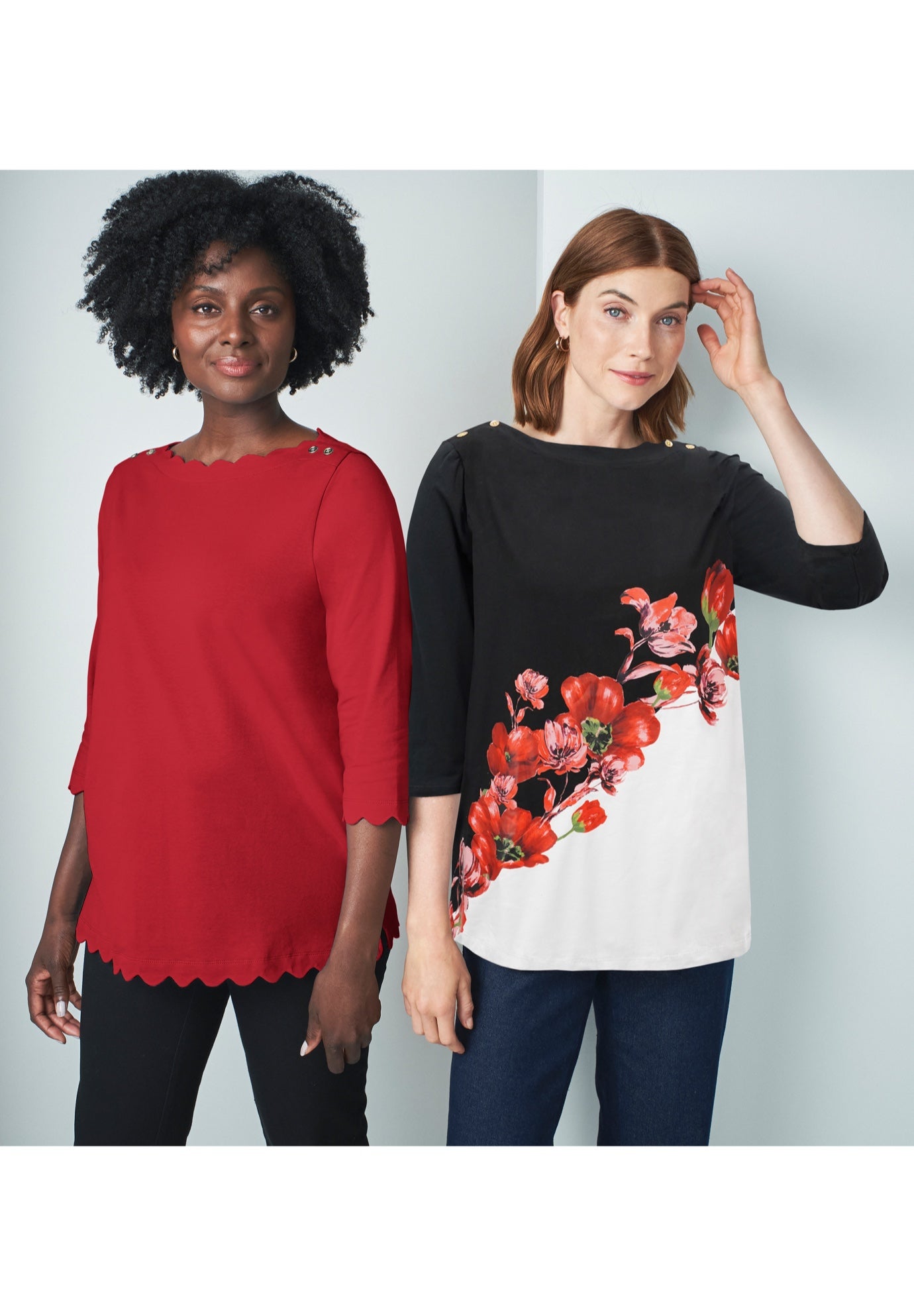 Scallop Boatneck Tunic image number 2