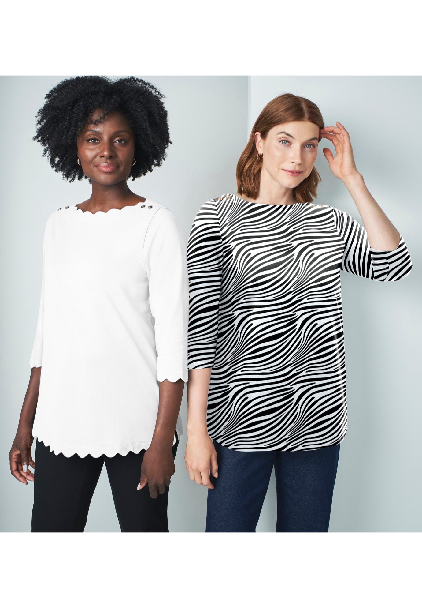 Scallop Boatneck Tunic image number 4