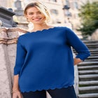 Scallop Boatneck Tunic image number null