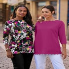 Scallop Boatneck Tunic image number 1