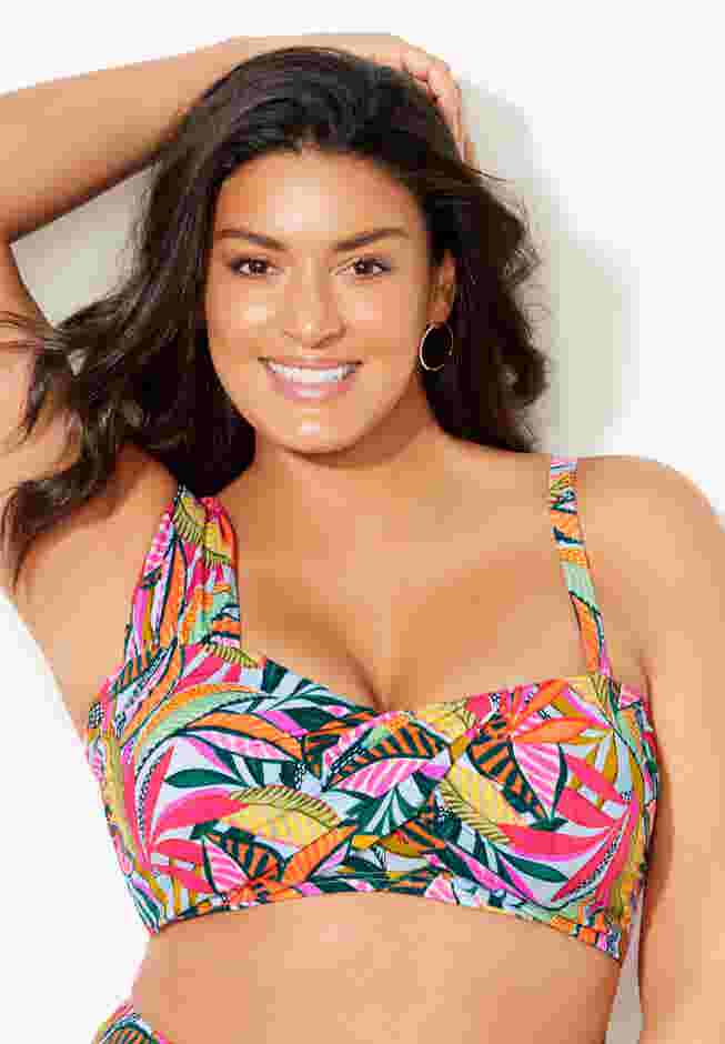 One Shoulder Bandeau Bikini Top image number 3