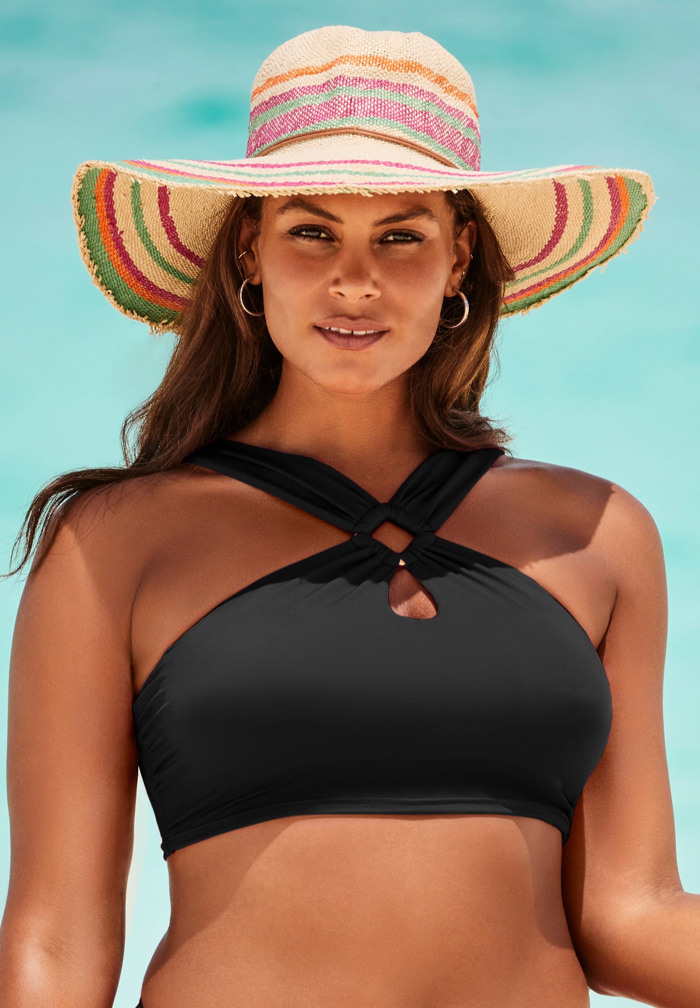 High Neck Halter Bikini Top image number 0