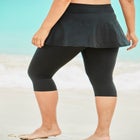 Skirted Swim Capri Pant image number null