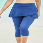Skirted Swim Capri Pant image number null