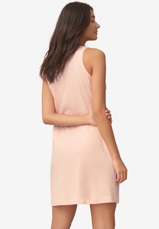A-Line Sleeveless Sleep Shirt image number null