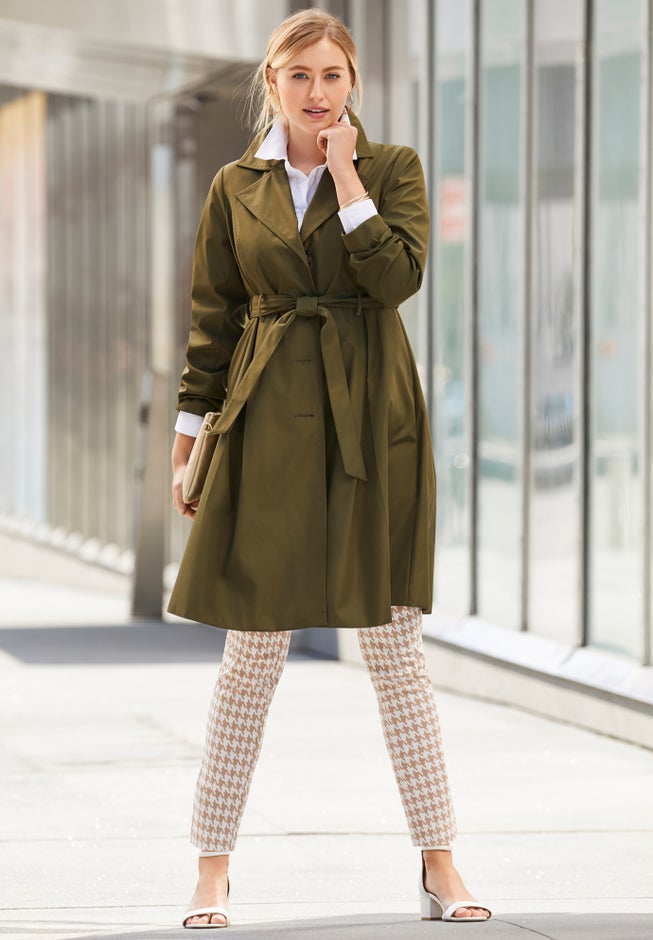 Pleated Trench Coat image number 3