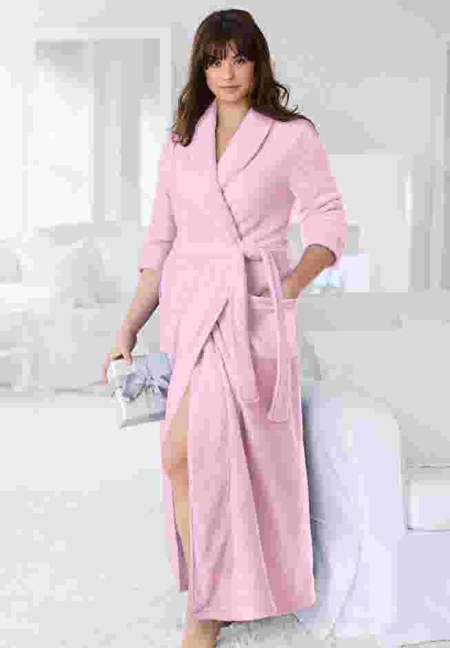 Plush Wrap Robe image number 5
