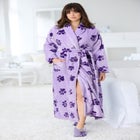 Plush Wrap Robe image number null