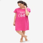 Cap Sleeve Sleep Shirt image number null