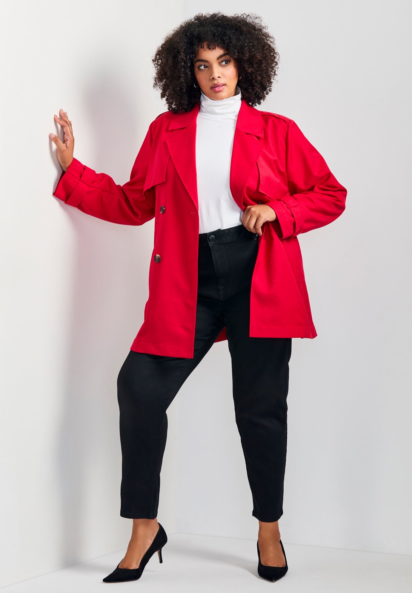 Tia Trench Jacket image number 4