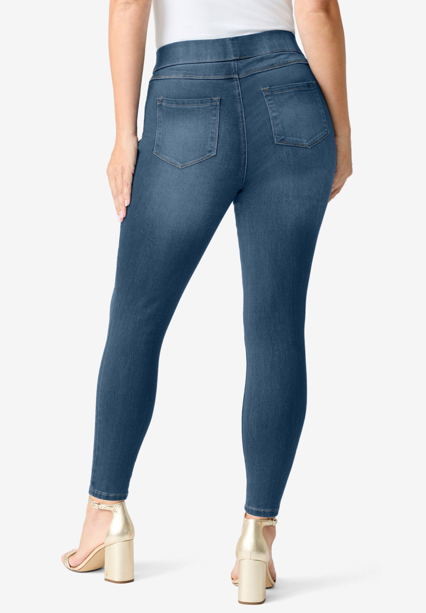 Plus Size 360&deg; Stretch Jegging image number 1