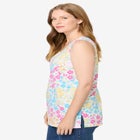 Perfect Printed Scoopneck Tank image number null