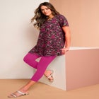 Plus Size Cotton Ultimate Scoopneck Swing Tunic image number null