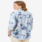 No Iron Three-Quarter Sleeve Peachskin Shirt image number null