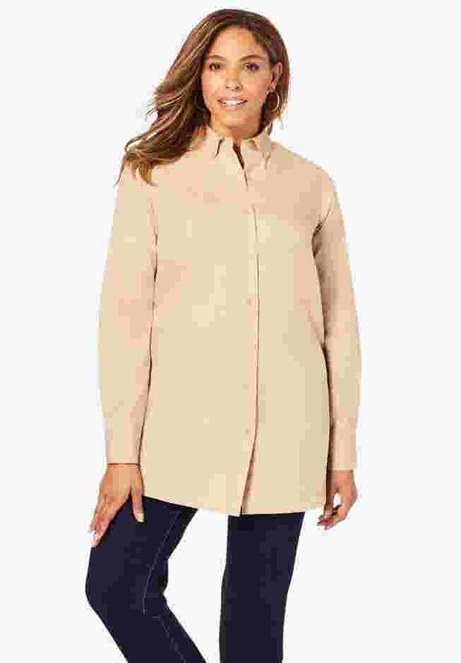 Stretch Poplin Tunic image number 0