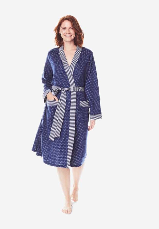 Heathered Knit Robe  image number 0